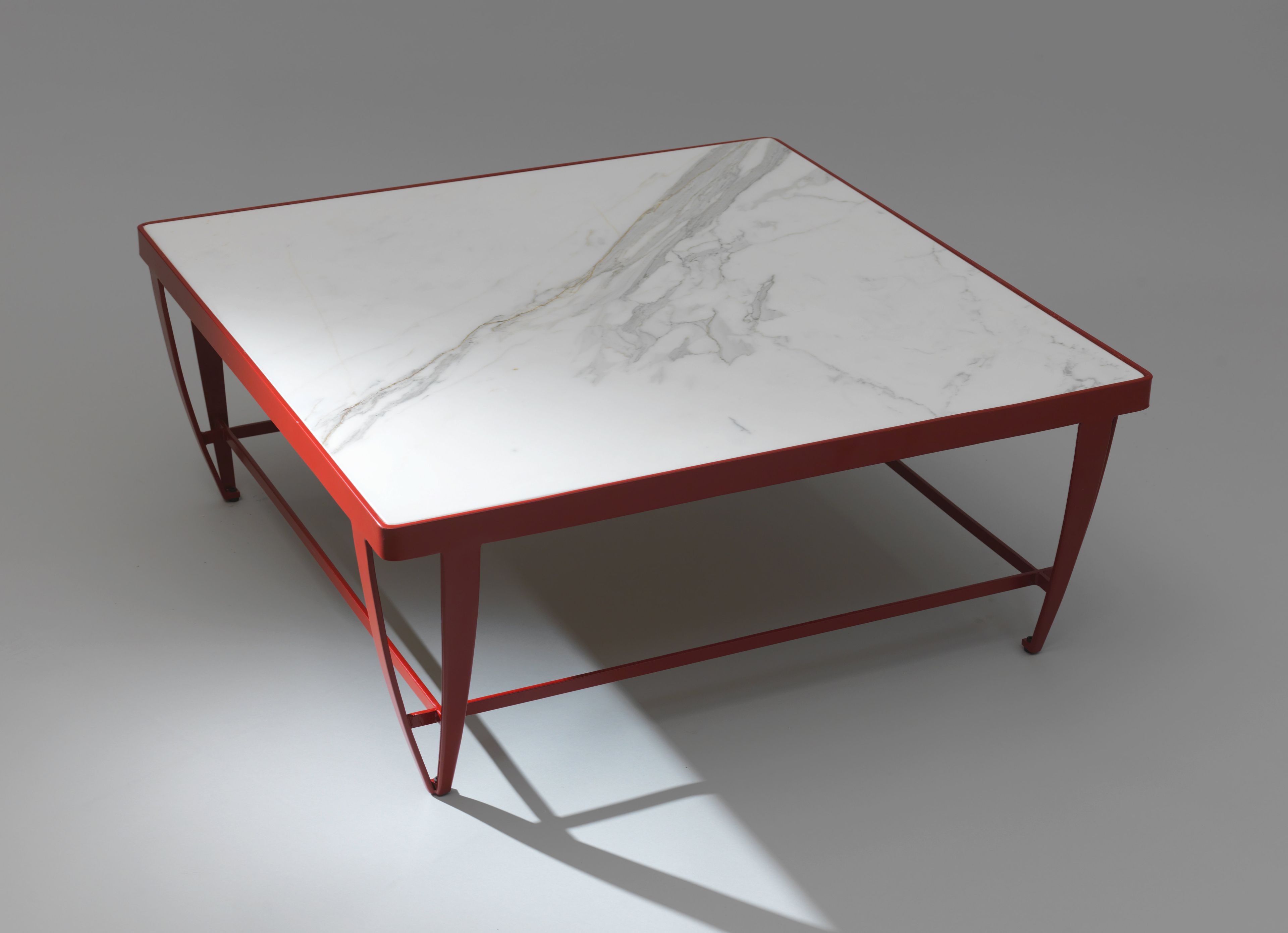 Квадратный садовый столик из нержавеющей стали OFFICINACIANI Zig Zag ARCH-00041455 - Вид №1