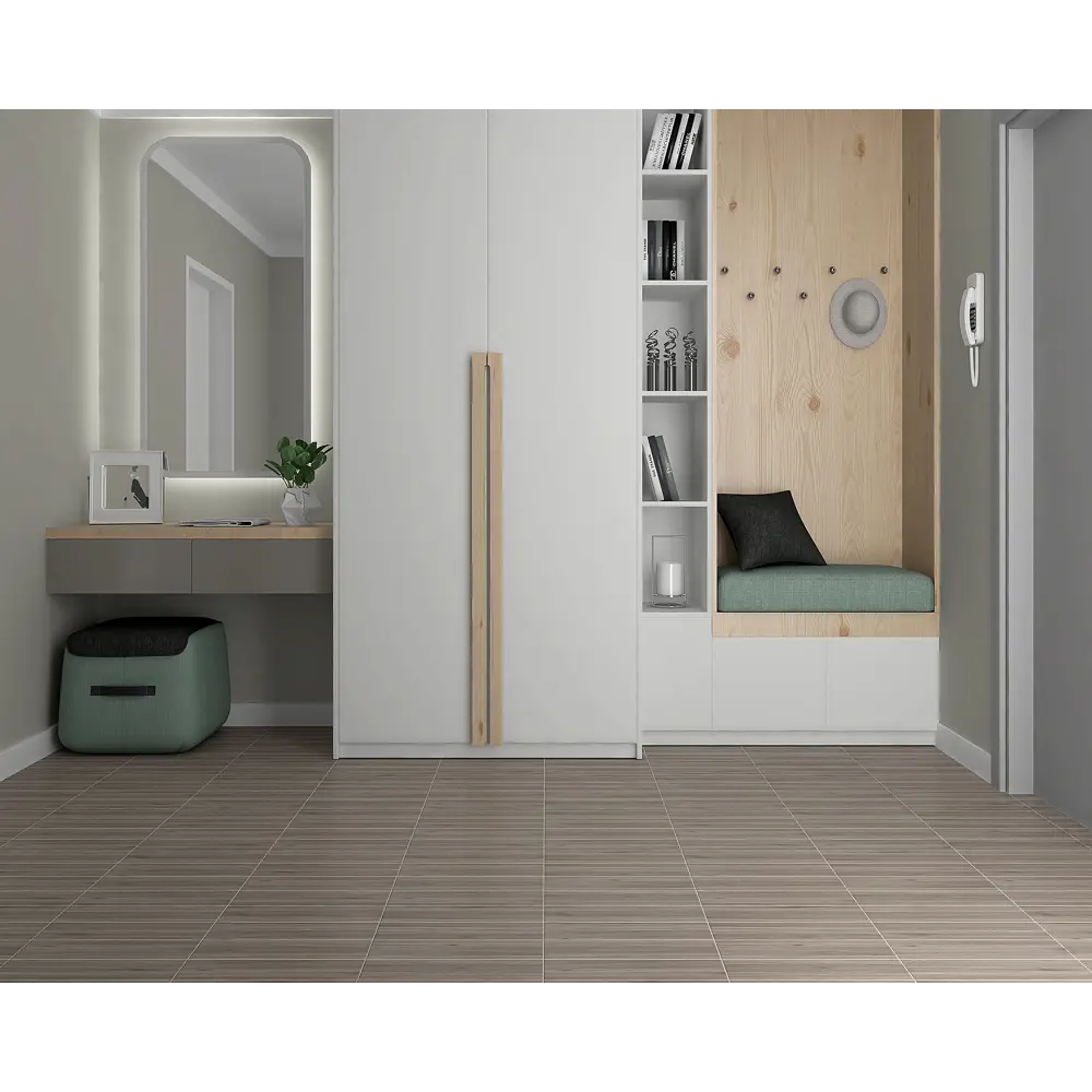 Керамогранит Organic 40.2х40.2 см 1.62 м² цвет серый Santreyd STLM-2193329 - Вид №3