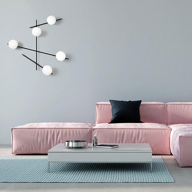 Miloox 1744.178 Настенный светильник с черным каркасом MIKADO. - Вид №2