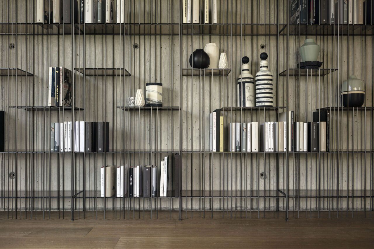 Книжный шкаф из металла Mogg метрическая ARCH-00025526 - Вид №7