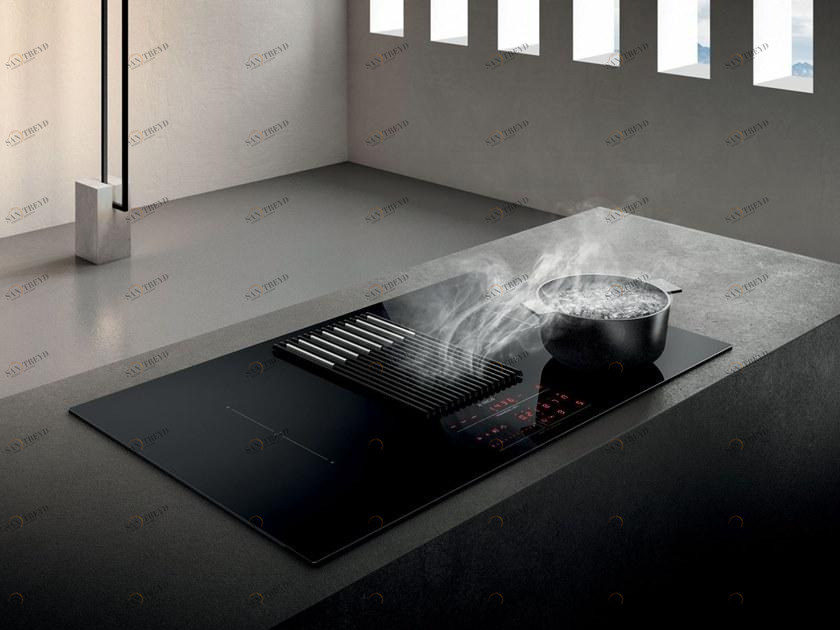 Elica Индукционная стеклокерамическая плита со встроенной вытяжкой Nikolatesla sun-id-1413464