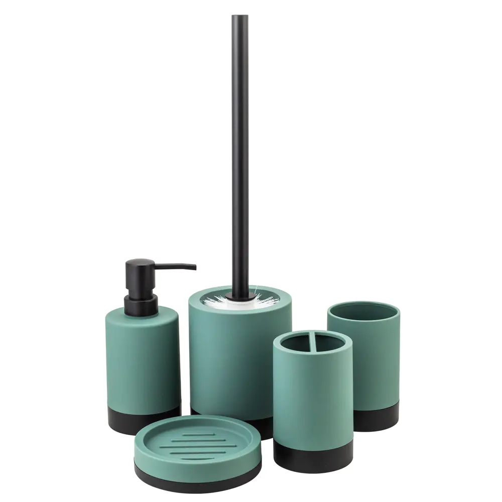 Контейнер для мусора Swensa Gul SWP-2401-GRN-06 5 л пластик цвет серо-зеленый STLM-2153827 - Вид №3