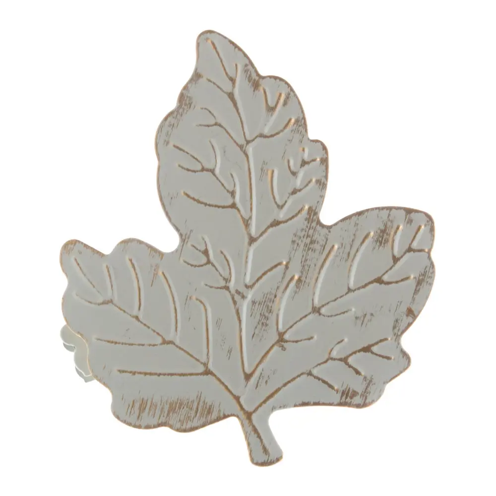 Клипса «Лист» металл цвет белый Santreyd STLM-2165657 - Вид №1