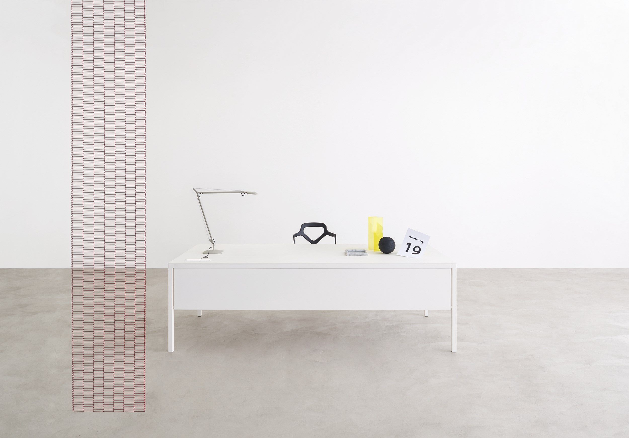 Прямоугольный стальной стол с ящиками Desalto HELSINKI ARCH-00133665 - Вид №1