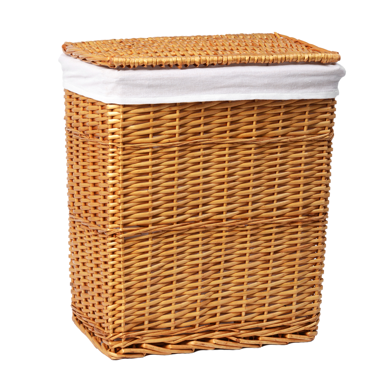 WB-370-M Ammer Плетеная корзина для белья с крышкой WasserKRAFT  - Вид №6
