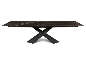 Керамический прямоугольный выдвижной стол