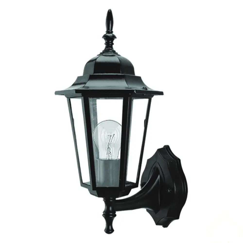 Бра уличное вверх Camelion Time 1xE27x60 Вт, цвет чёрный, 4101 Santreyd STLM-2033437