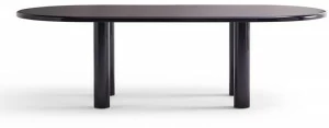 KNOLL Овальный стол из эмалированной стали Smalto