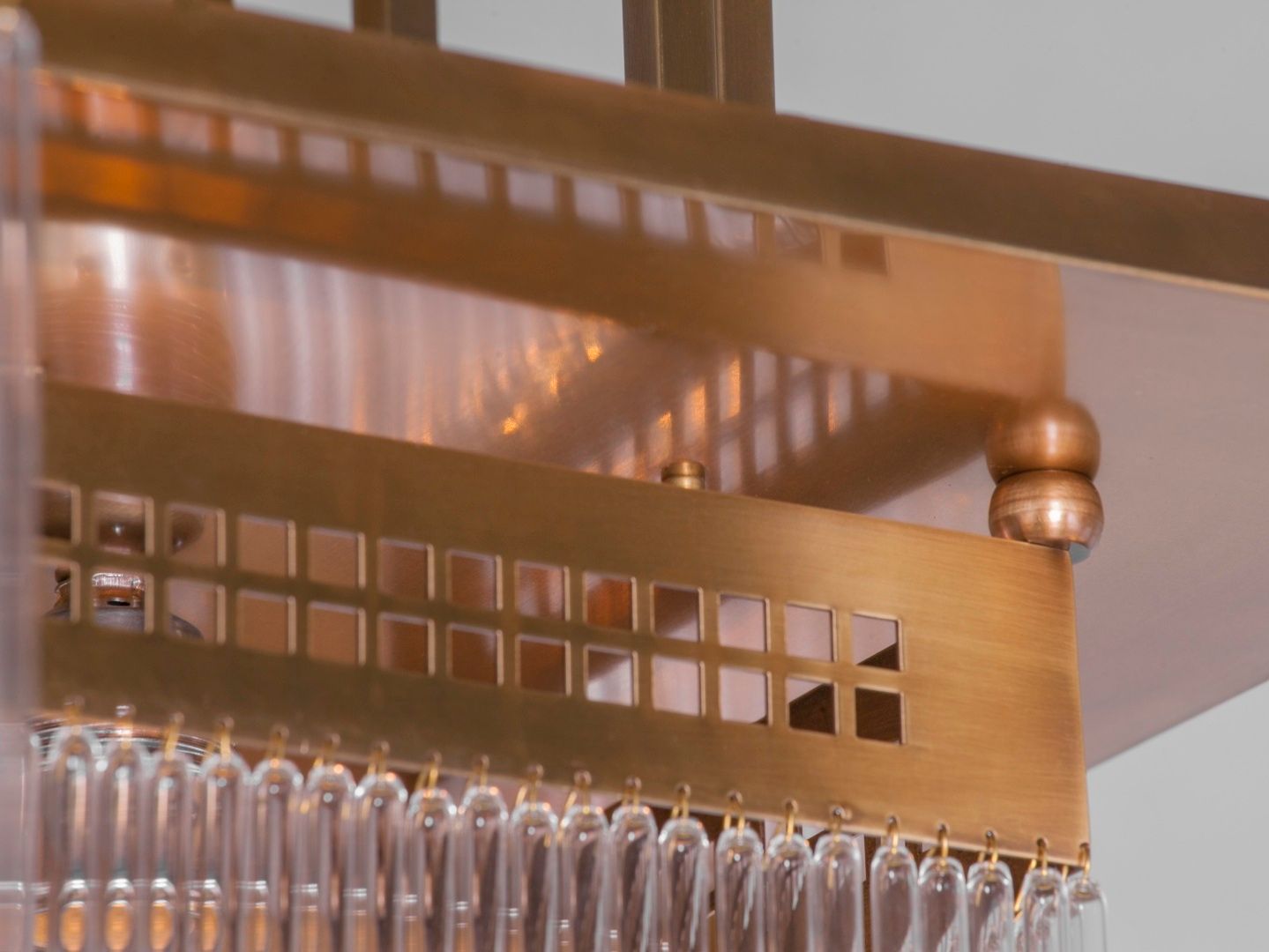 Подвесной светильник ручной работы из латуни Patinas Lighting Hoffmann ARCH-00130461 - Вид №5