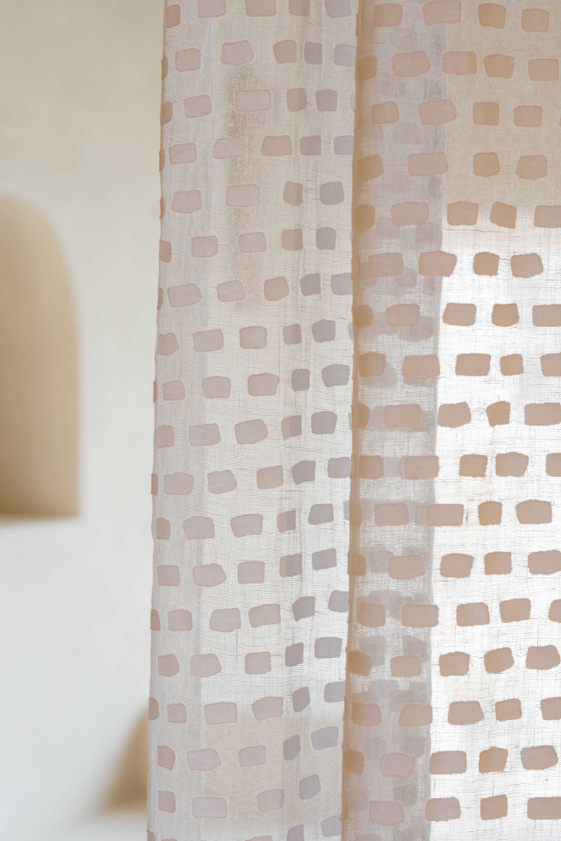 Ткань devorè из льна и хлопка Élitis Éphémère ARCH-00120389