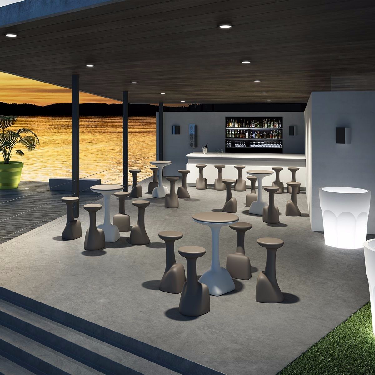 Табурет из полиэтилена PLUST Armillaria ARCH-00136607 - Вид №2