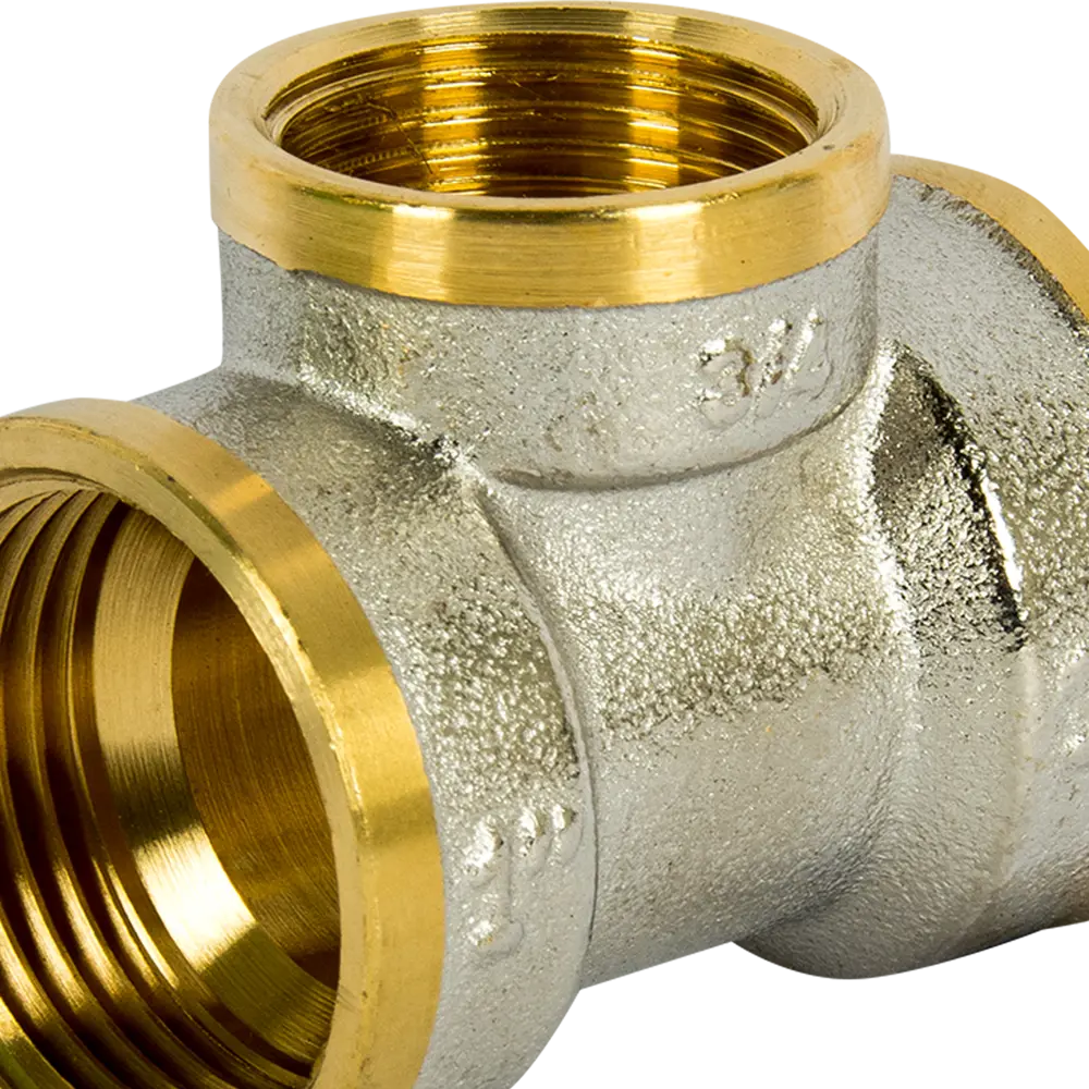 Тройник переходной 1"x3/4"x1" ВР мм никелированная латунь 027-8897 Santreyd STLM-2150943 - Вид №1