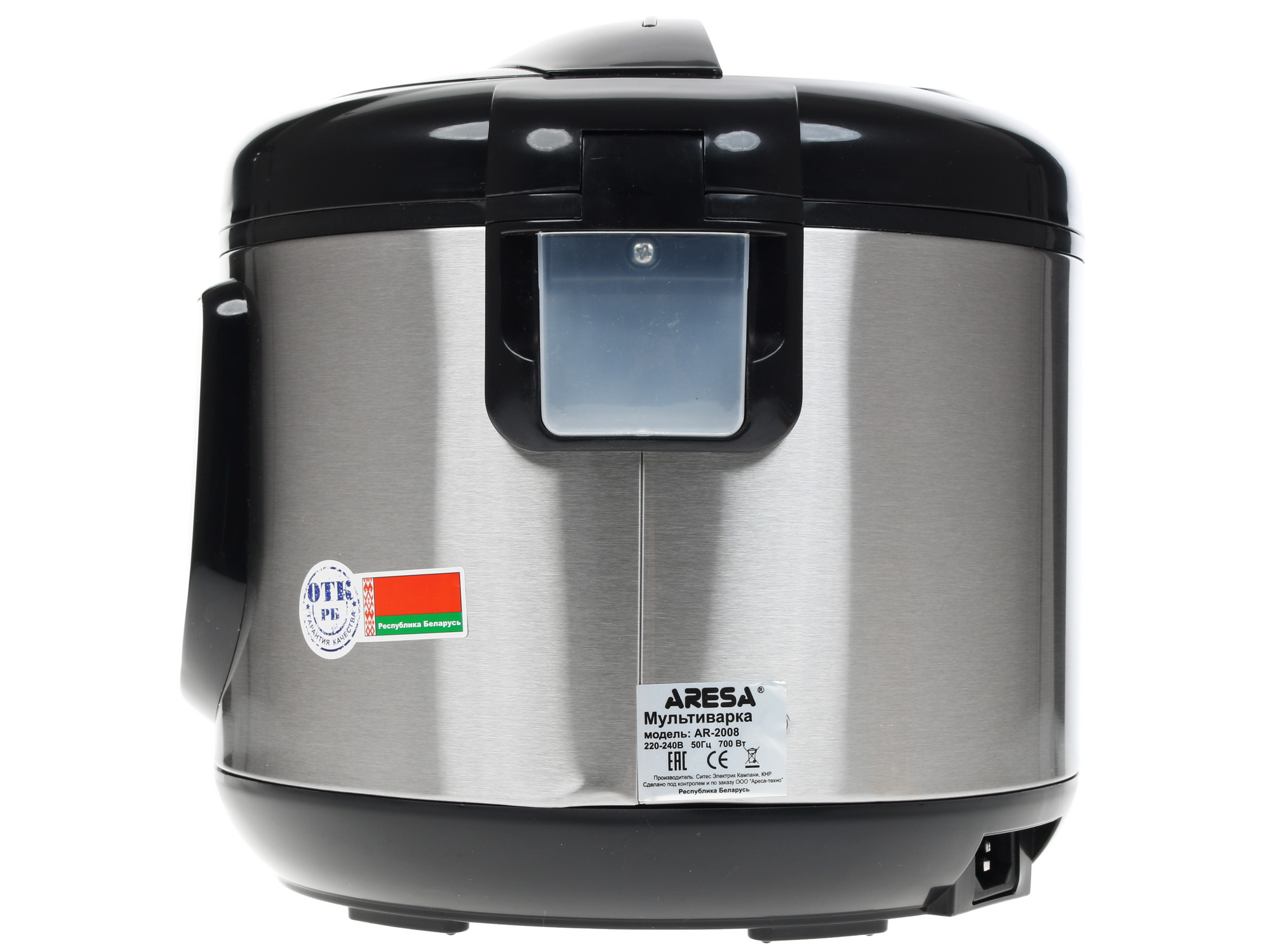 1149524 Мультиварка ARESA AR-2008 серебристый STDN-0027899 - Вид №5