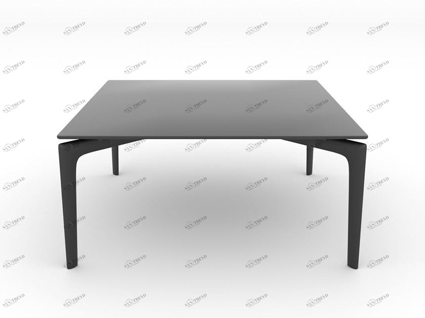 arper Квадратный стеклянный журнальный столик Saul sun-id-1512146