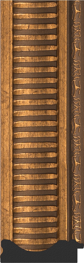 BY 6122 Зеркало напольное с фацетом в багетной раме - бронзовый акведук 93 mm EVOFORM Exclusive floor - Вид №3