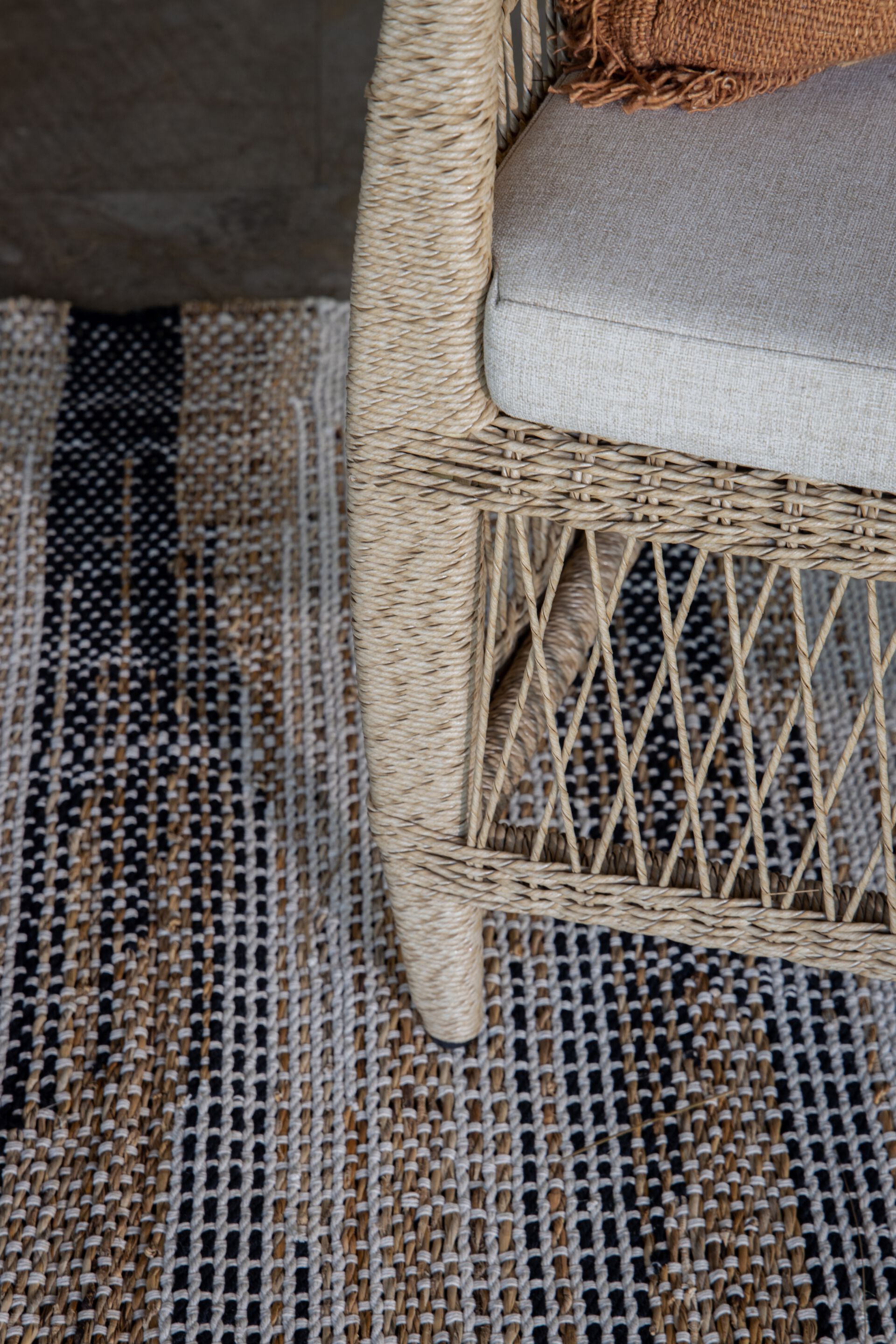 Синтетическое волокно садовое кресло с подлокотниками cbdesign Малави ARCH-00134095 - Вид №1