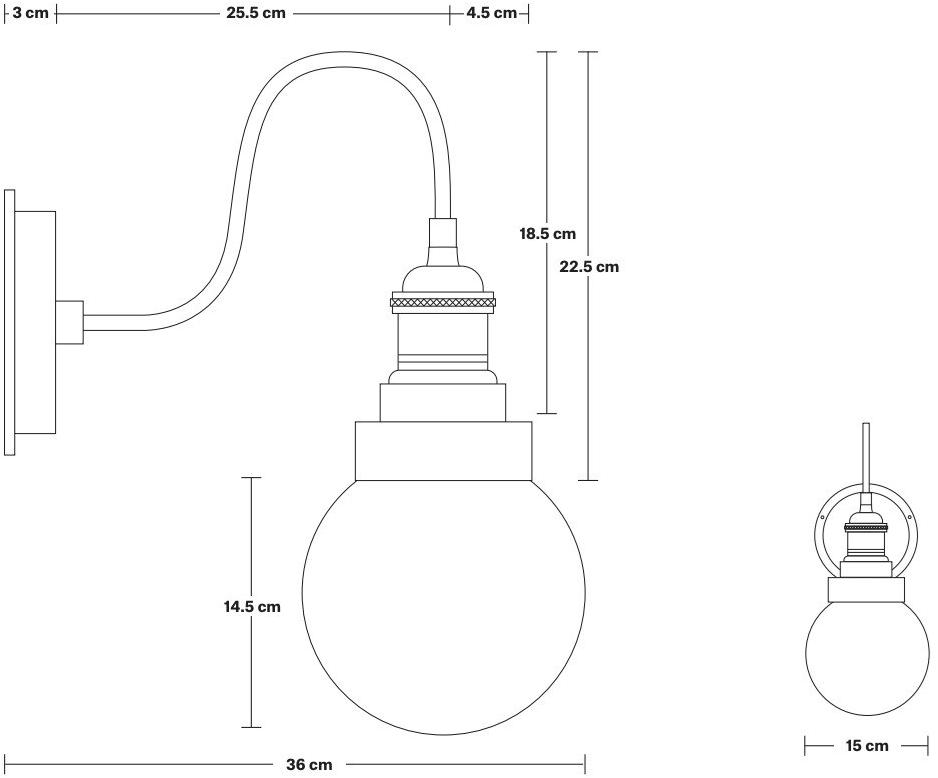 Industville Бра для наружного освещения из латуни и стекла  Sn-ip65-wl-p-glg  - Вид №2