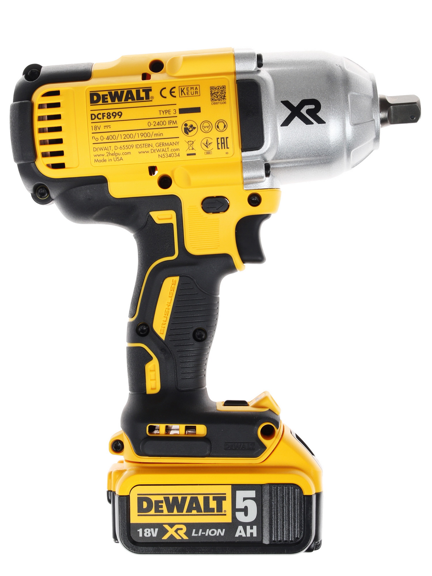 Гайковерт DeWalt DCF899P2 XR FLEXVOLТ 18/54V 1081539 STDN-0098337 - Вид №1