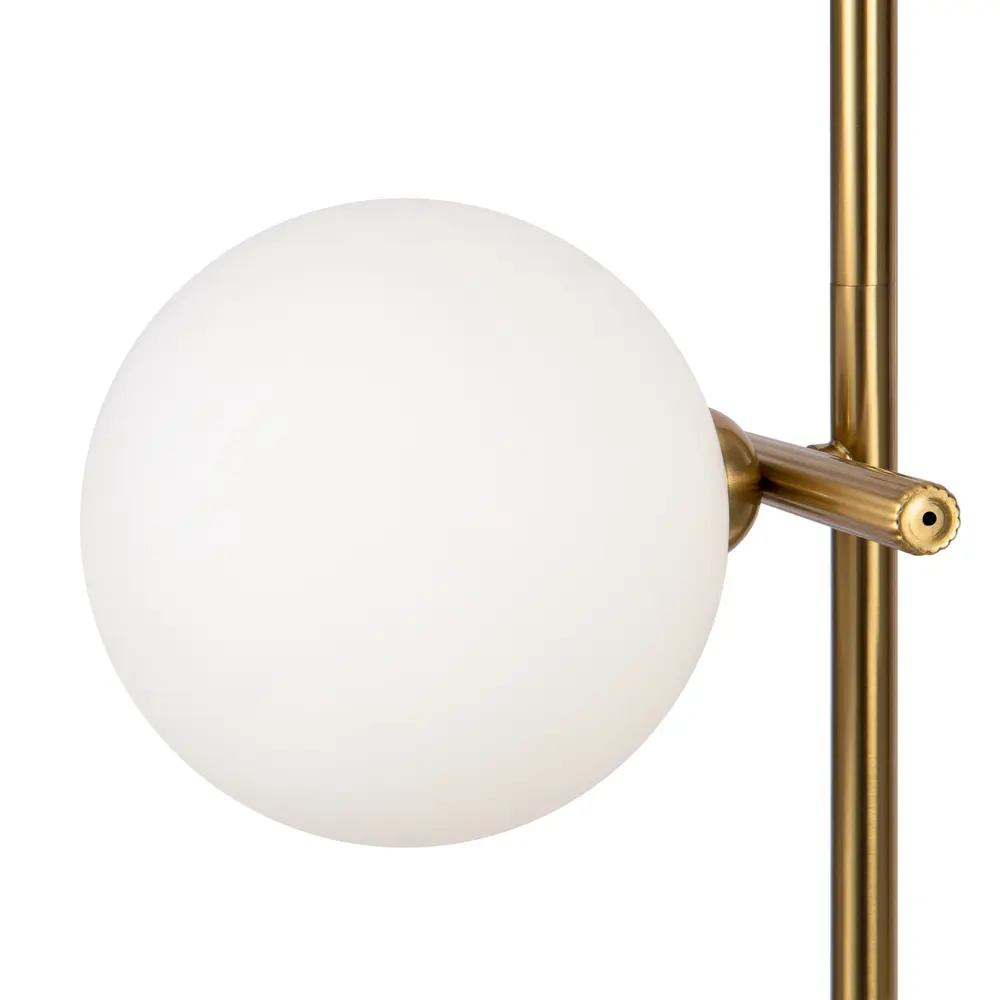 Freya Blossom - подвесной светильник с двумя стеклянными шарами в латунном исполнении 89389955 STLM-1564402 - Вид №2