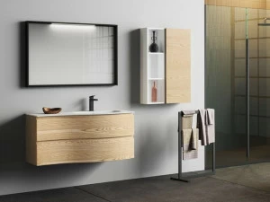 Mobiltesino Настенная тумба под умывальник из ясеня с ящиками Incanto