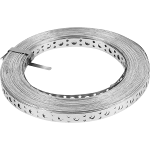 Перфорированная лента прямая LP 12x0.5 25 м оцинкованная сталь цвет серебро 15307363 STLM-2039853