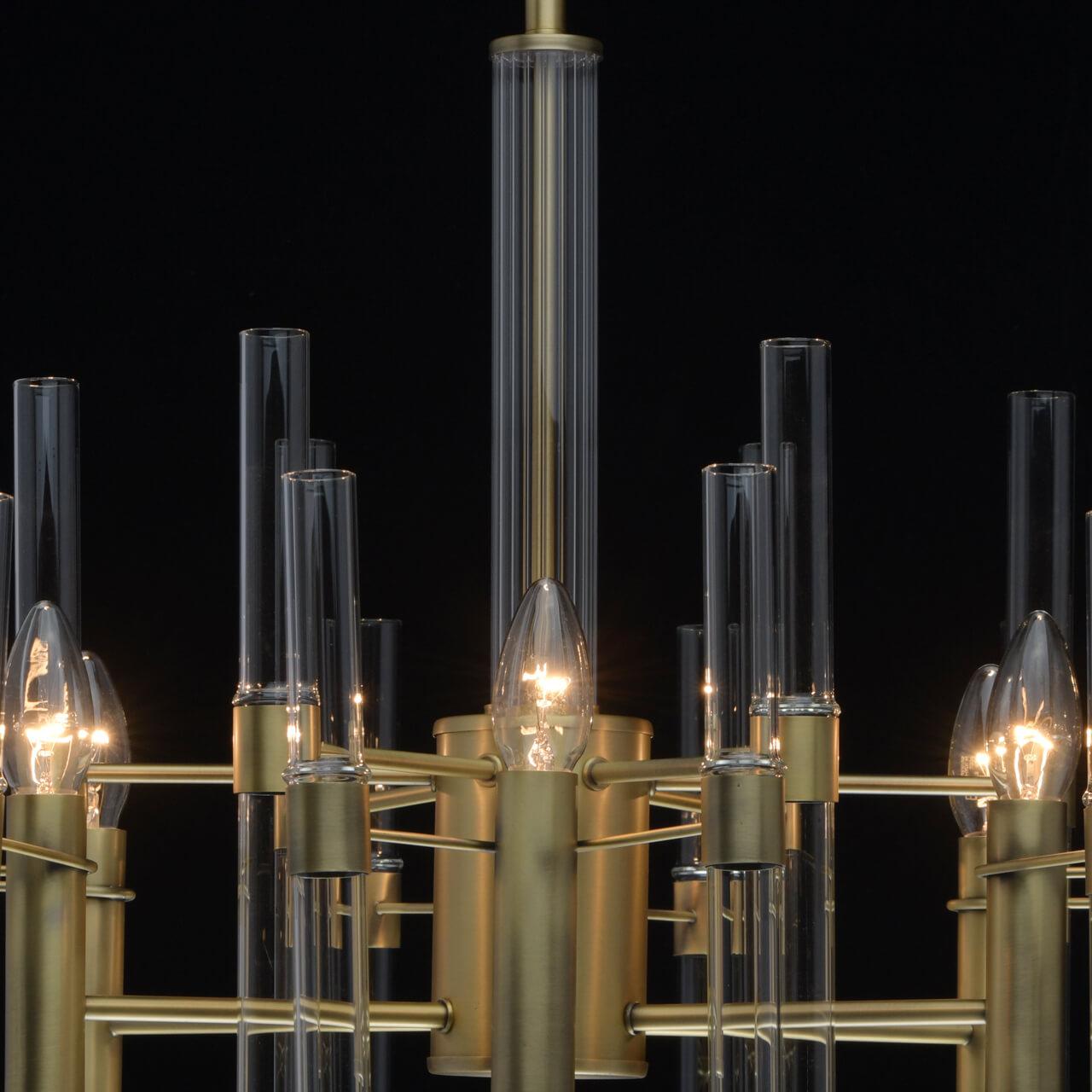 Подвесная люстра MW-Light Альгеро 285010806 латунь MW-LIGHT ДИЗАЙНЕРСКИЕ, АЛЬГЕРО 220614 Латунь  - Вид №2