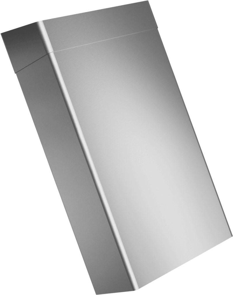 P710-B Мусорный бак из нержавеющей стали объемом 30 л с самозакрывающейся крышкой