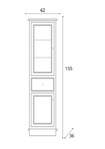Напольная двойная раковина с ящиками Gaia Mobili Classic ARCH-00039963 - Вид №3