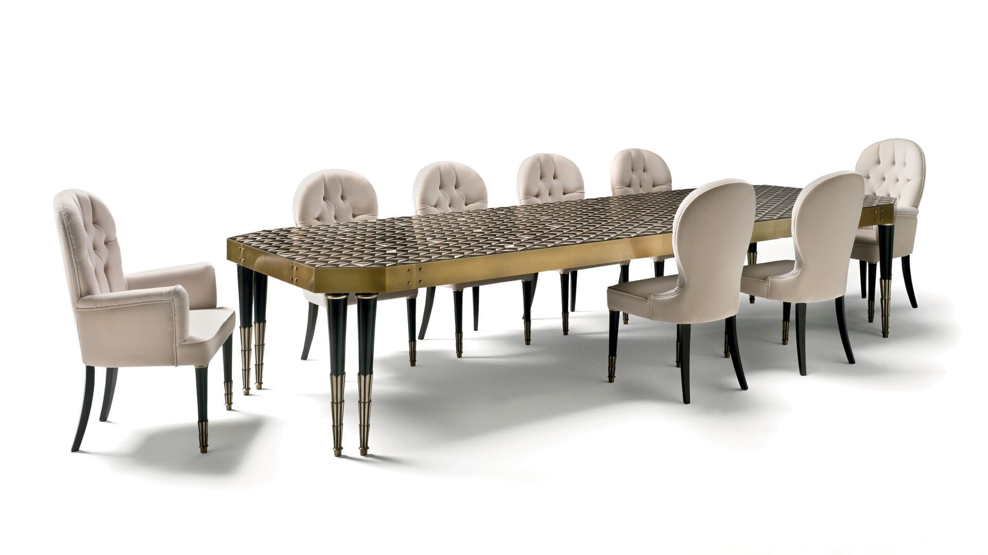 Мягкое капитонное кресло с подлокотниками ANGELO CAPPELLINI New Classic Interiors ARCH-00045059 - Вид №3