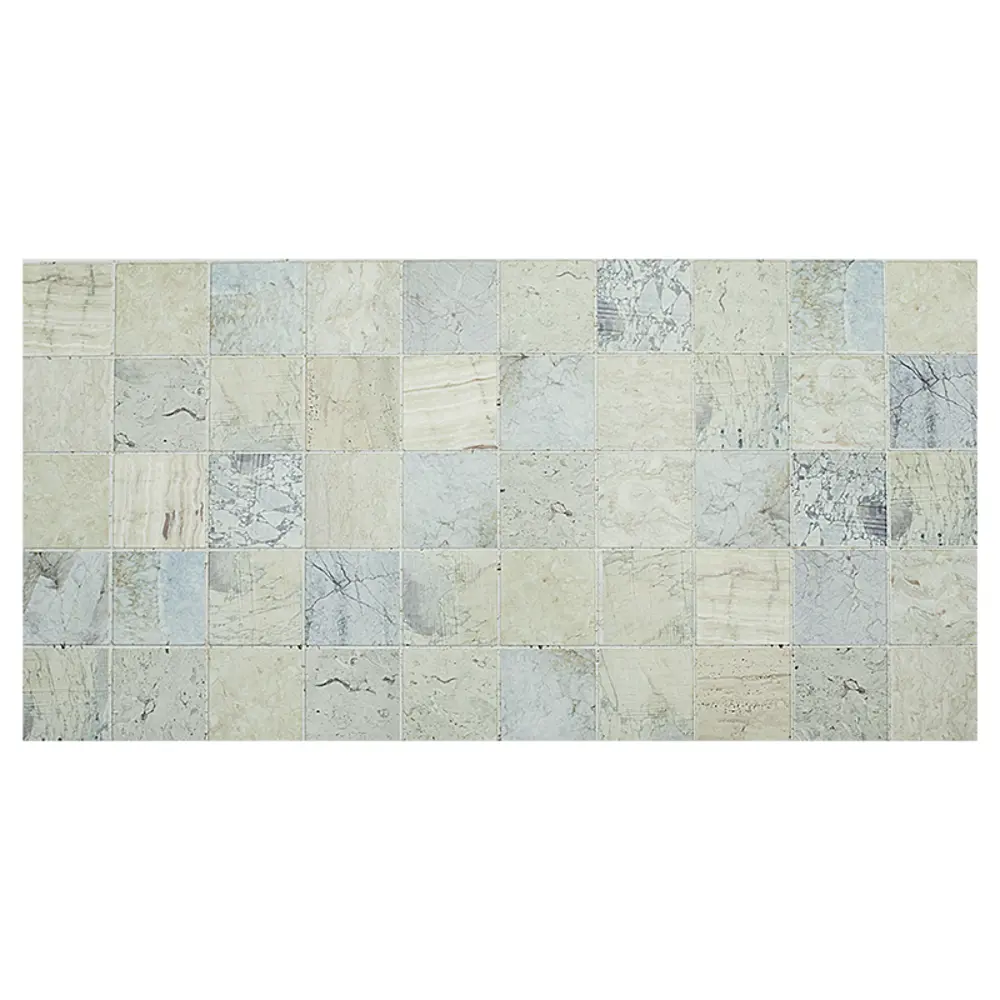 Панель ПВХ Мрамор голубой 964х484х3 мм, 0.47 м2 Santreyd STLM-2050879 - Вид №1