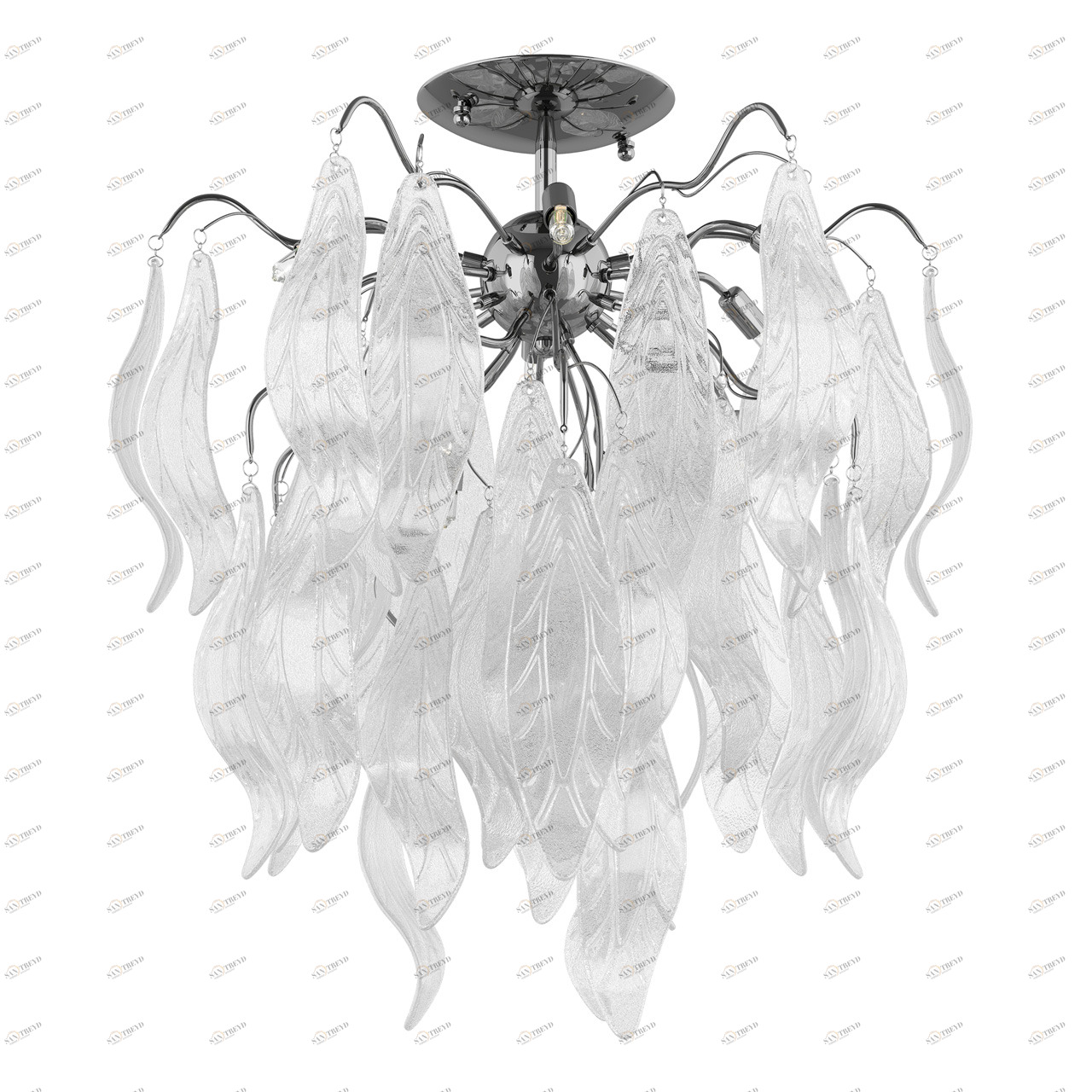 Потолочная люстра Lightstar Vetro Сristallo 793094 LIGHTSTAR ДИЗАЙНЕРСКИЕ, VETRO СRISTALLO 058346 Хром 