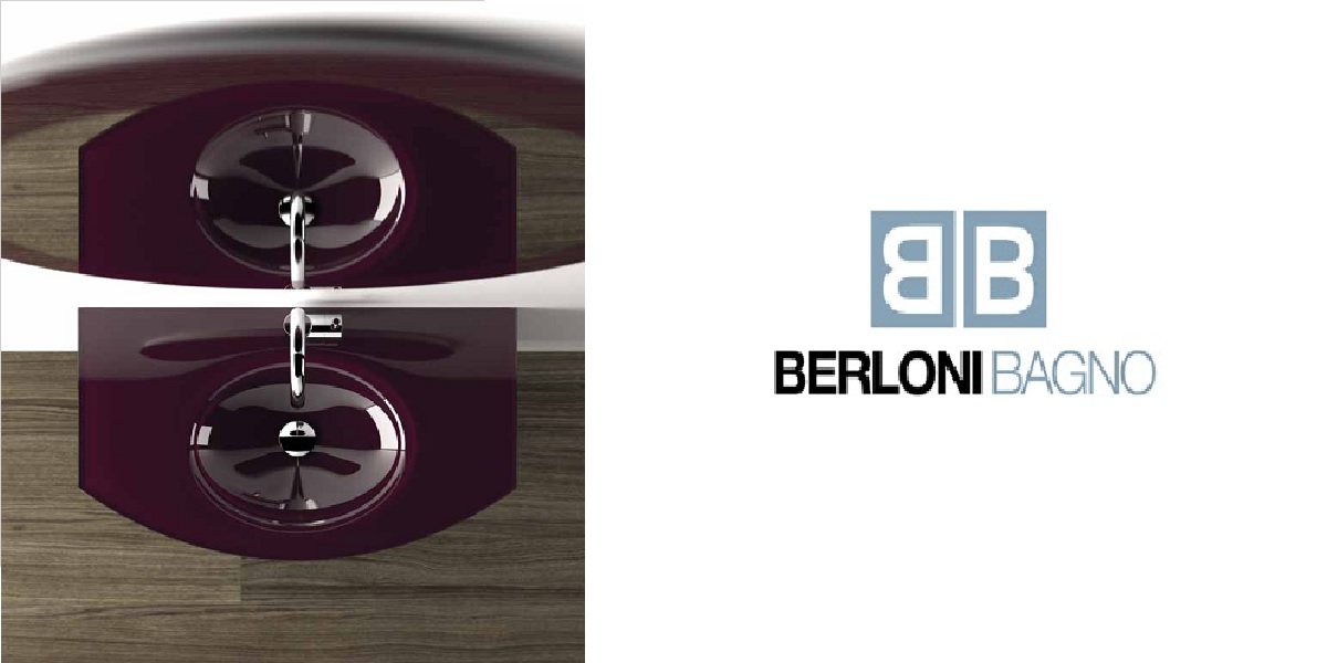 Подвесная тумба с раковиной MNBS35T Berloni Bagno Moon - Вид №1