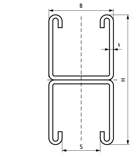 6501666 BIS RapidStrut® Двойные профили (горяч. оцинк.) подвешивание и поддержка walraven  - Вид №1