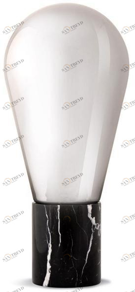 Concept Verre Настольная лампа из стекла с мраморным основанием Maestro Santreyd sun-id-1471273