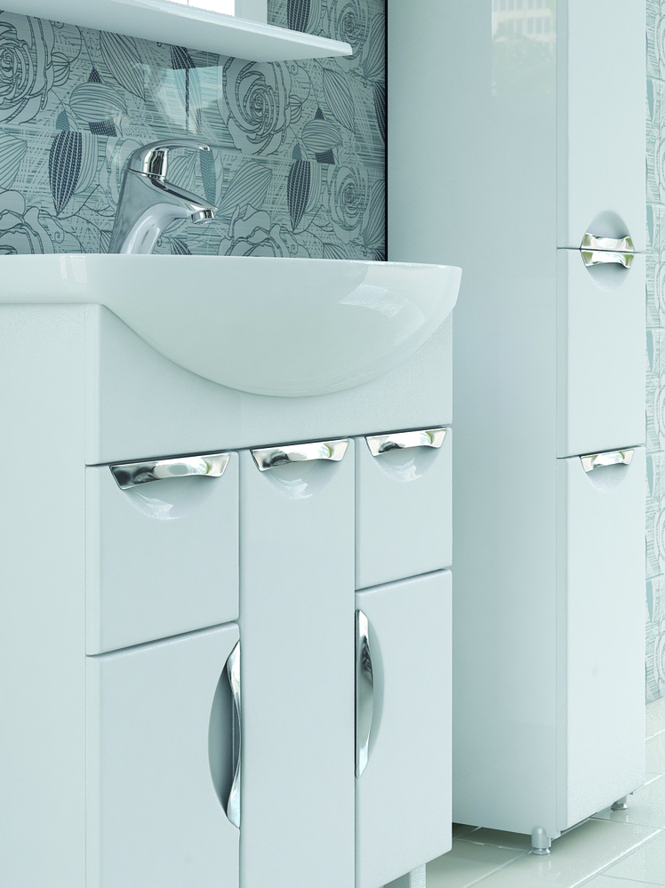 Тумба с раковиной Callao 800 (Балтика)800⨉300⨉830 мм белый Santreyd sun-id-665392 - Вид №2