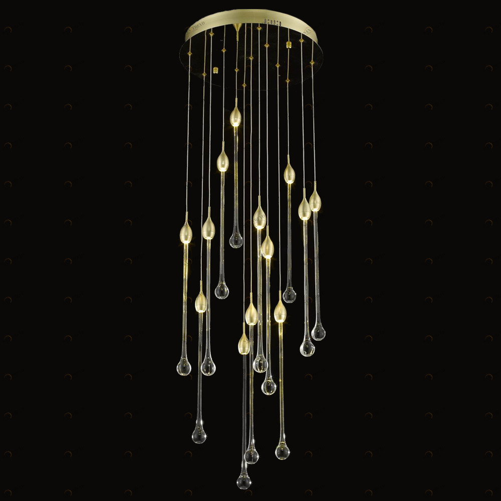 Подвесной светильник P98028S-13 chrome от Delight Collection DELIGHT COLLECTION ДИЗАЙНЕРСКИЕ 243857 Прозрачный;хром 