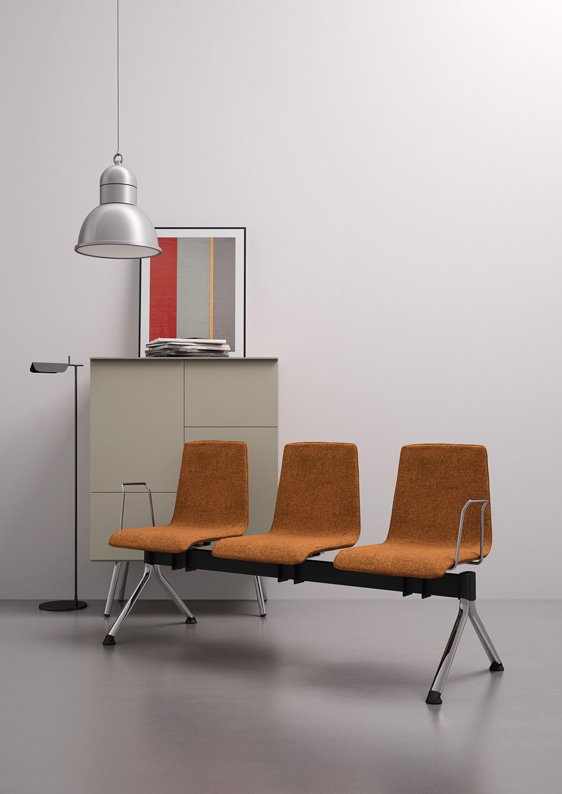 Сидение на стальном стержне с подлокотниками Leyform Zerosedici ARCH-00027545 - Вид №1