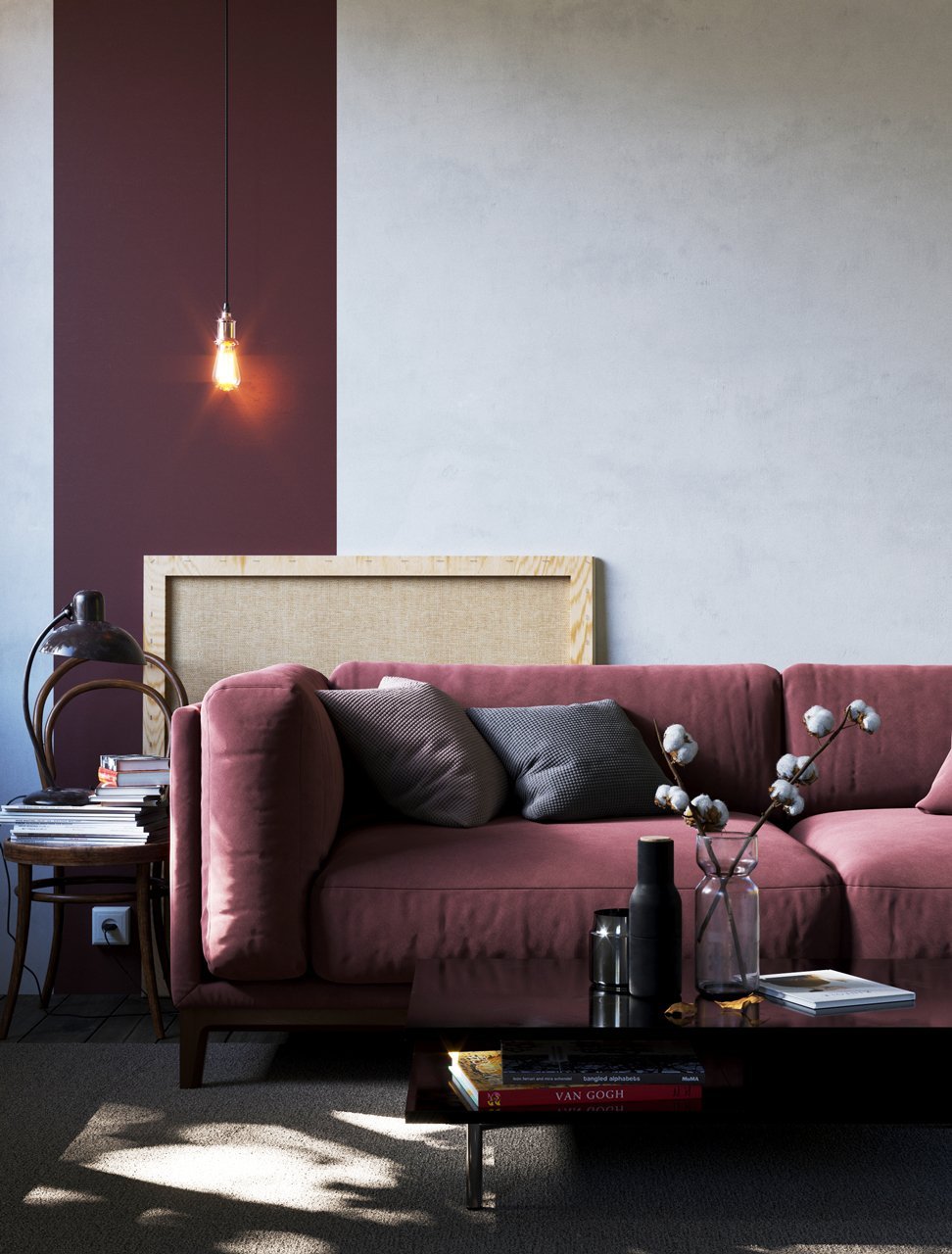 Диван Case прямой черный THE IDEA ДИЗАЙНЕРСКИЕ 210512 Серый  - Вид №4