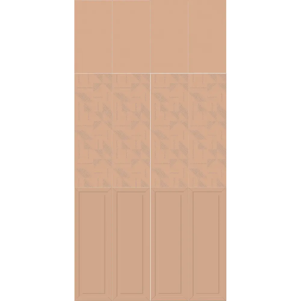 Плитка настенная Керамин Сонет 1Д 25x75 см 1.69 м² матовая цвет розовый STLM-2182343 - Вид №8