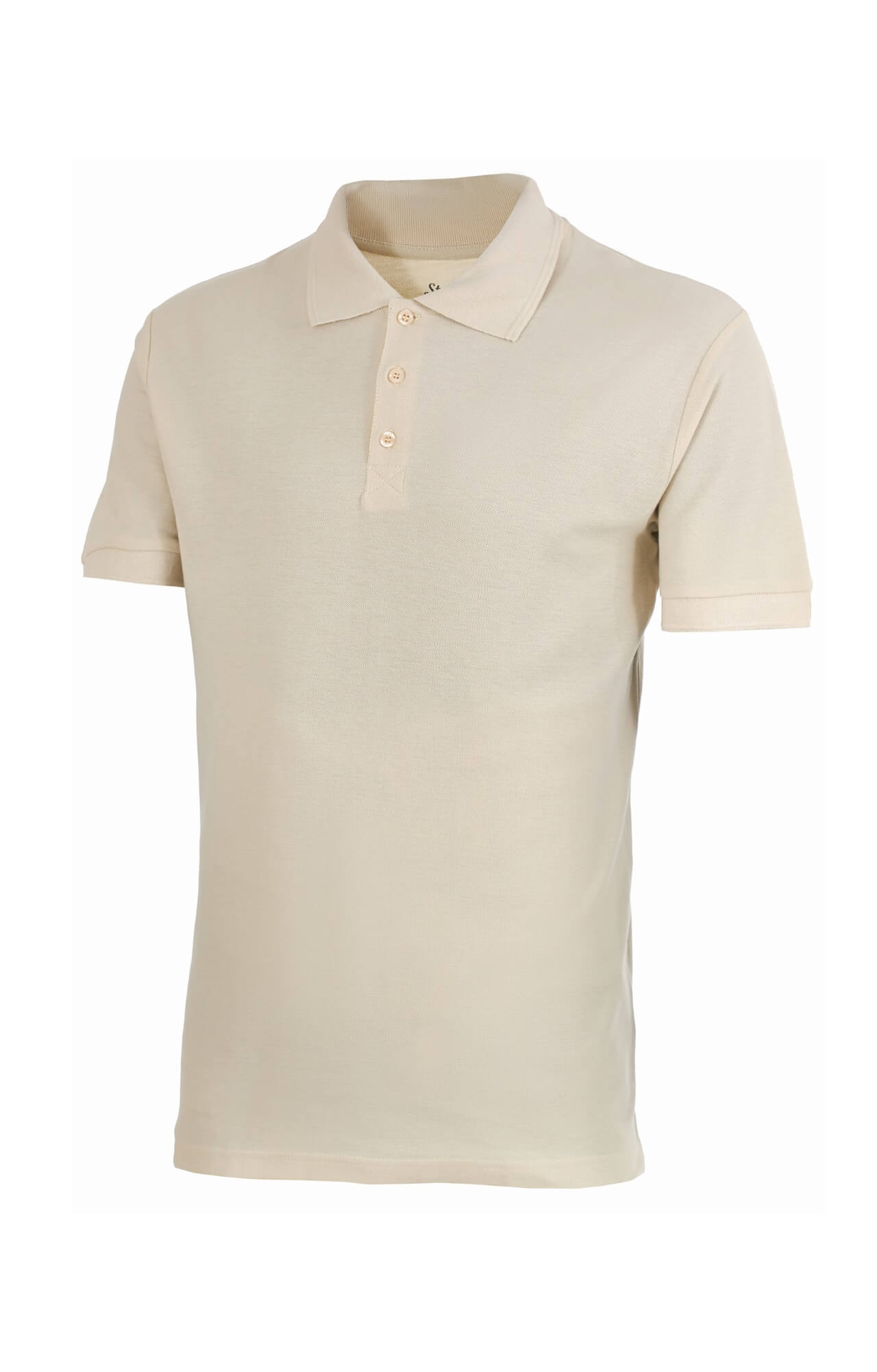 62208 Тенниска-поло мужская бежевая LUXE  Одежда для салонов красоты  размер XL  - Вид №1