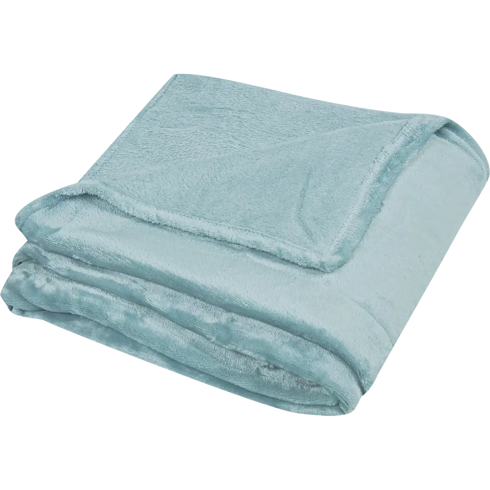 Плед Aqua 5 140x200 см велсофт цвет аквамарин СТОЛИЦА ТЕКСТИЛЯ STLM-2201201