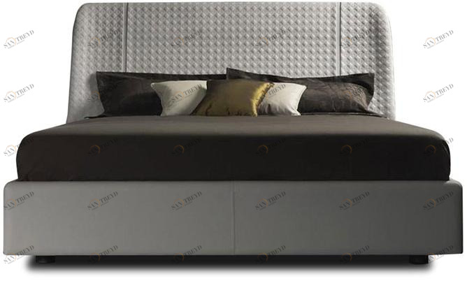 Reflex Двойная кожаная кровать-контейнер Swan sun-id-1442711