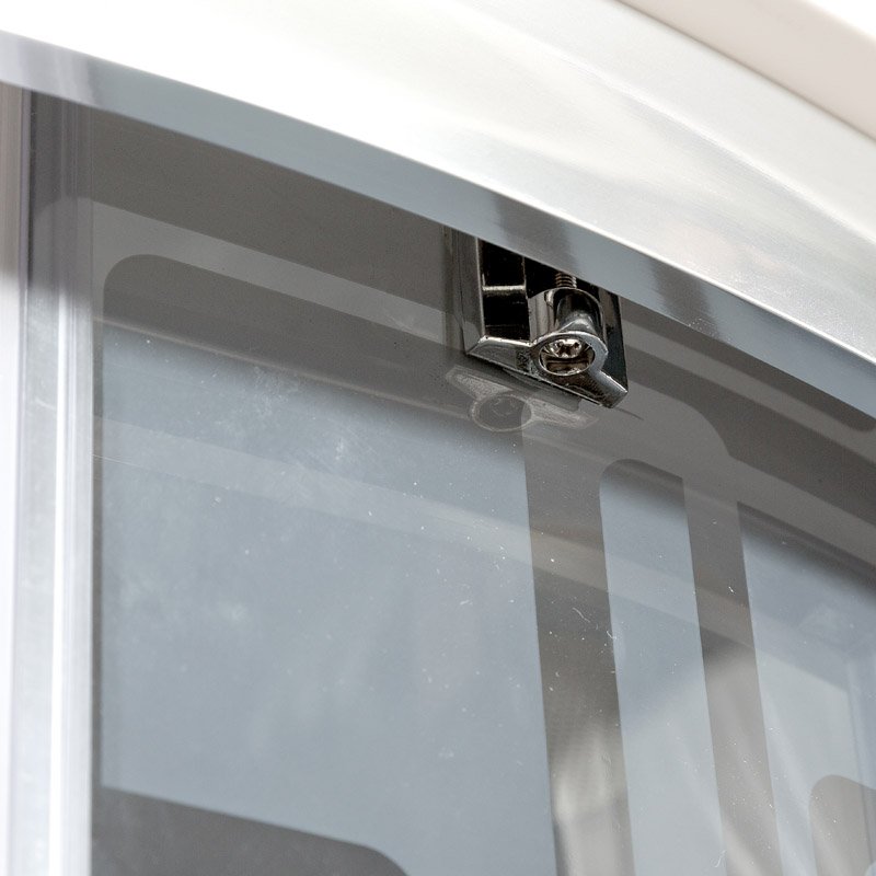 ЕМ1511 L N с гидромассажем (гм.) Душевая кабина DETO Серия EM BМ1510 N LED BLACK - Вид №21