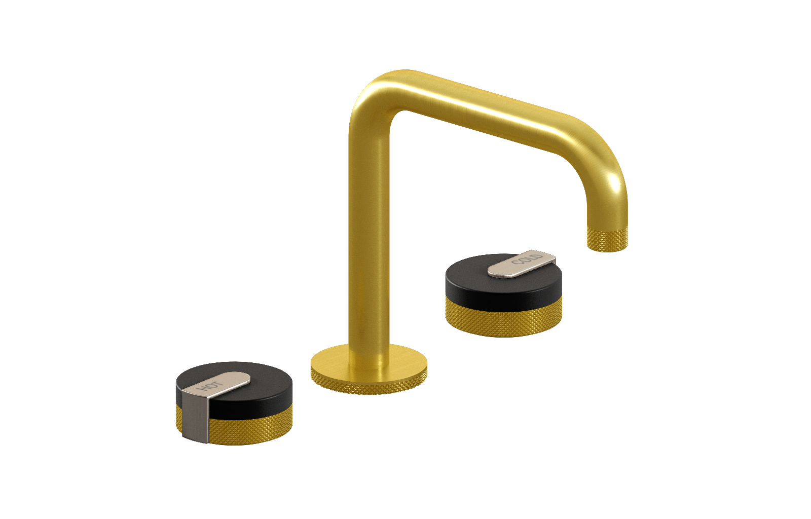 E-11511-R1MBK-L1BNi-BB Смеситель для умывальника на 3 отвертия GRAFF MOD+