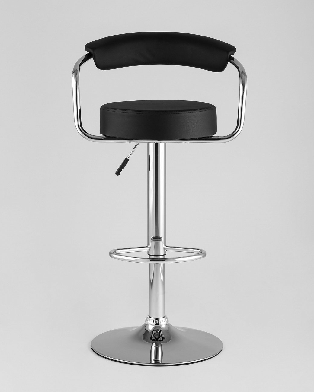 Стул барный со спинкой черный из экокожи "Орион" STOOL GROUP  00-3945960 Черный  - Вид №2