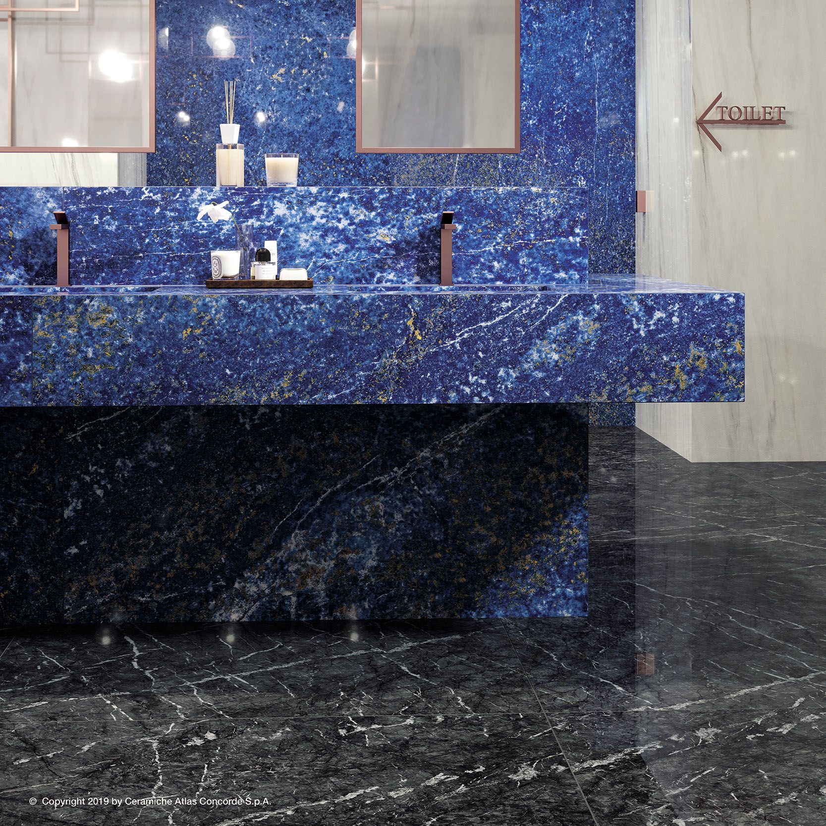 Пол из керамогранита с мраморным эффектом Atlas Concorde Marvel Dream ARCH-00135482 - Вид №35