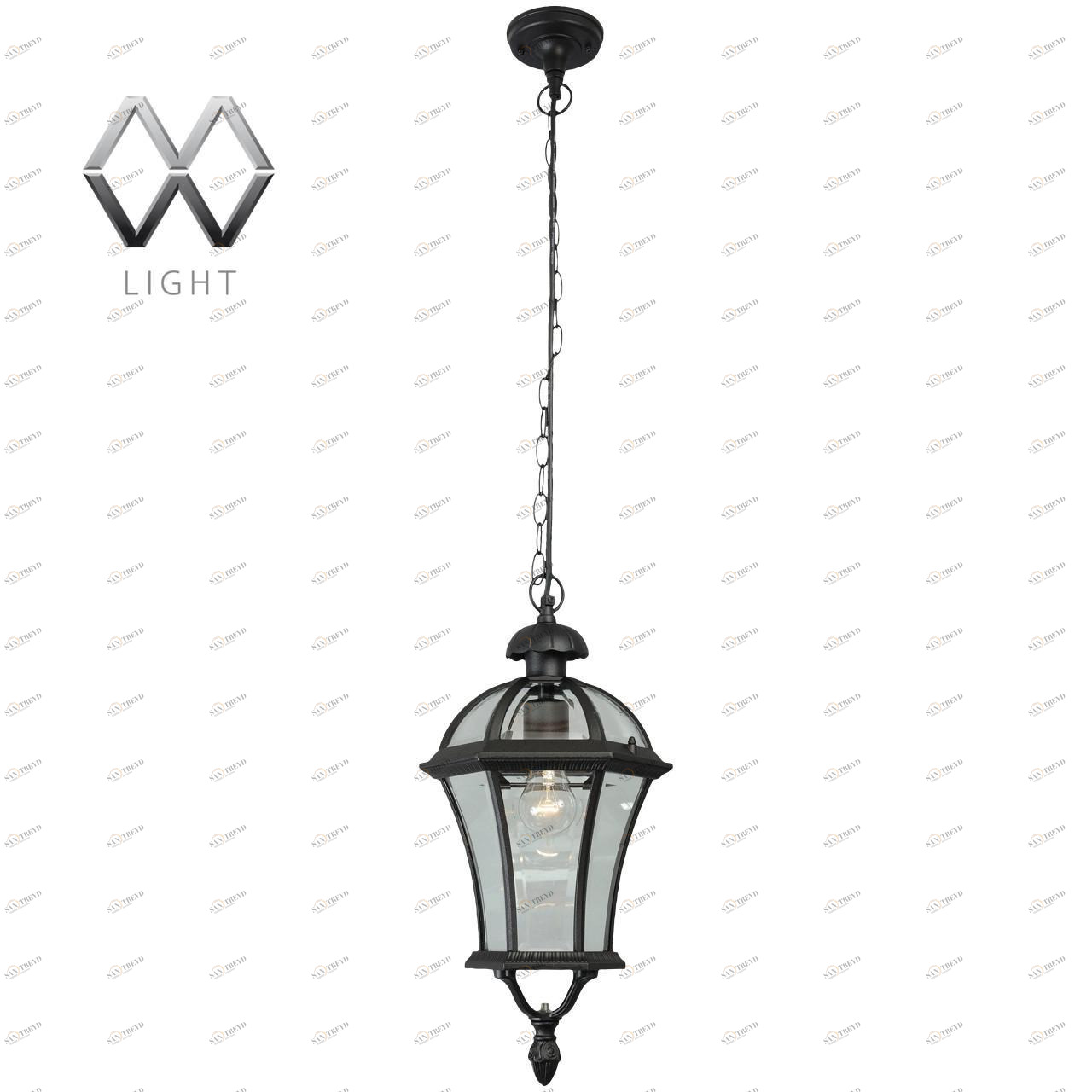 Уличный подвесной светильник De Markt Сандра 811010301 DE MARKT САНДРА 272960 Черный 