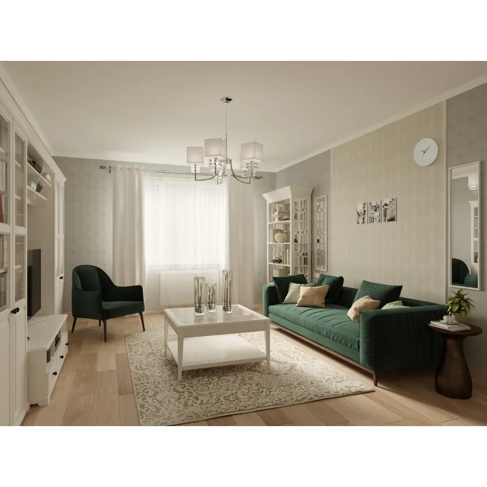 Молдинг настенный полистирол С18/20 белый 10x20x2000 мм Santreyd STLM-2009801 - Вид №6