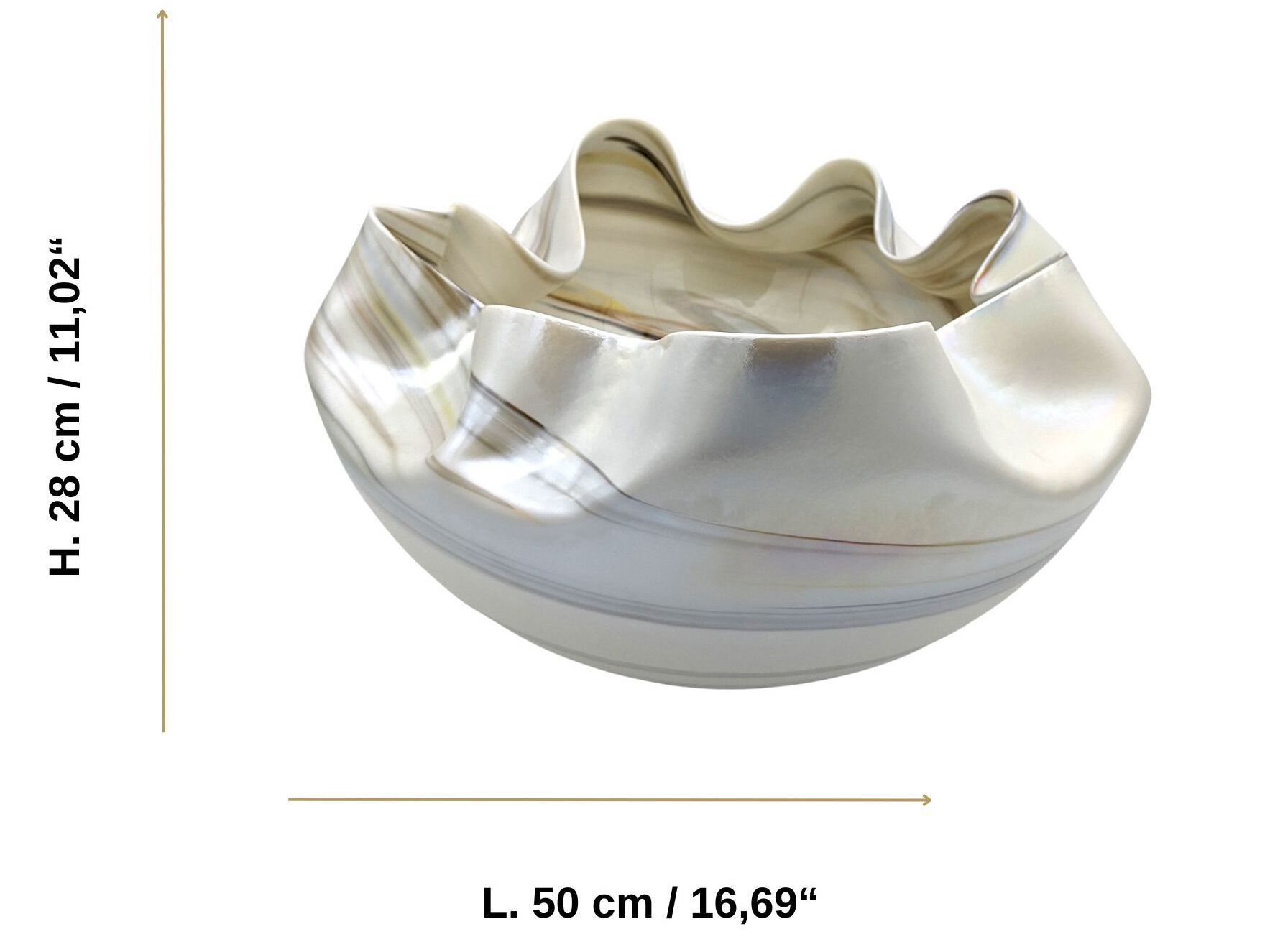 Большой центральный элемент из муранского стекла YourMurano Design Bowls ARCH-00099397 - Вид №6