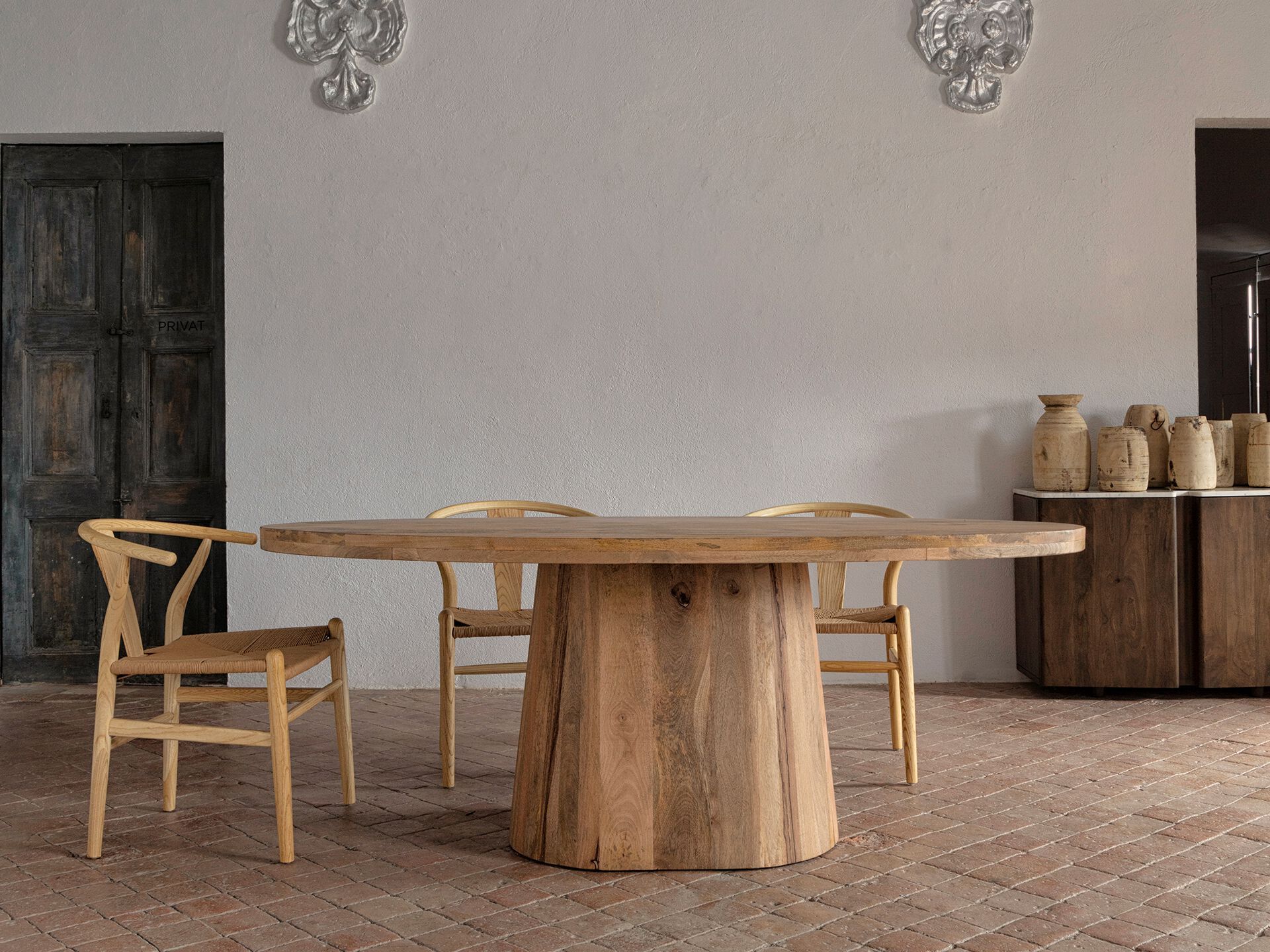 Овальный стол из манго Vical Home MERSCH ARCH-00135816 - Вид №3